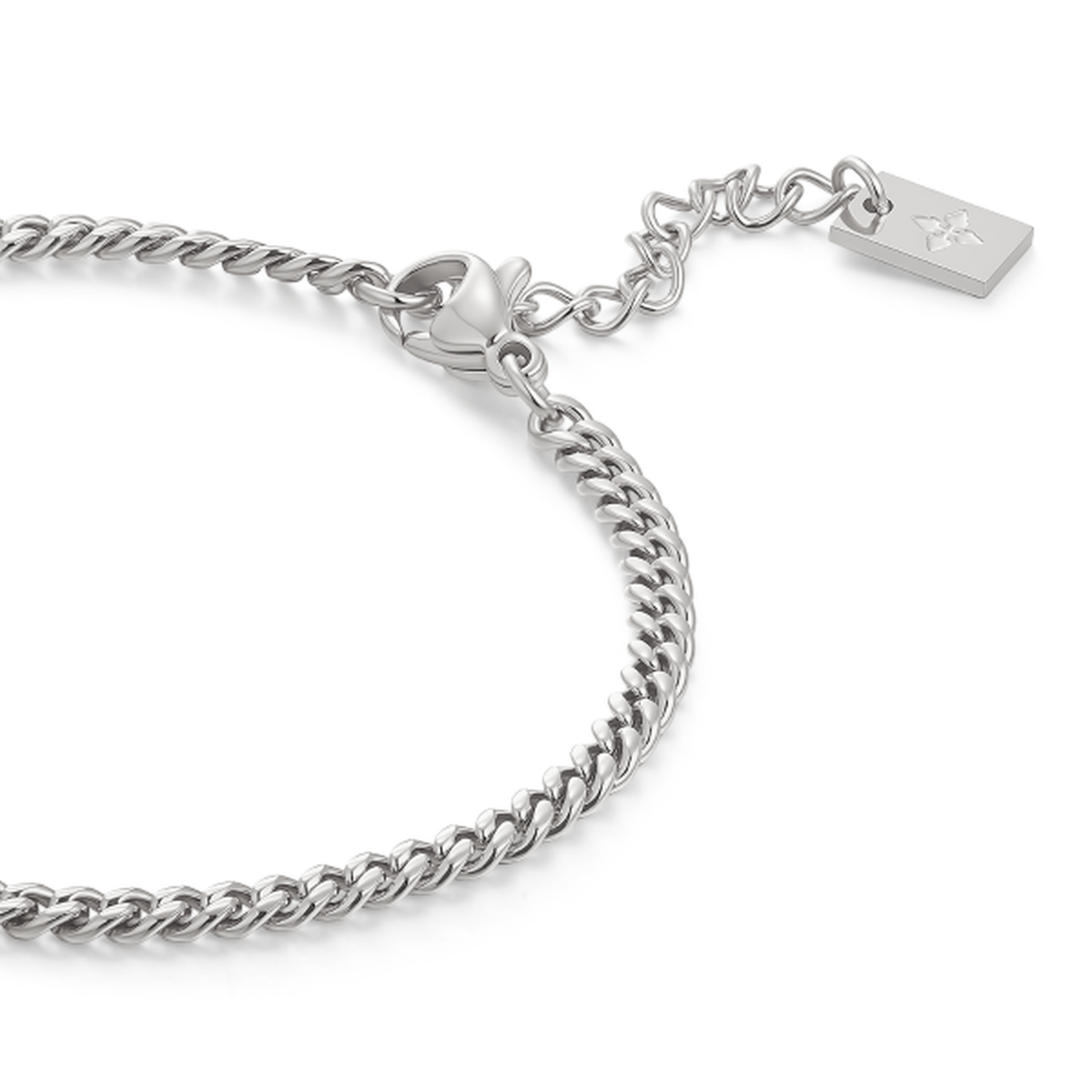 3mm Zola anklet – Steel
