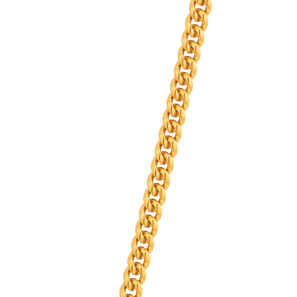 3mm Zola anklet – Gold