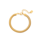 5mm Afra anklet – Gold