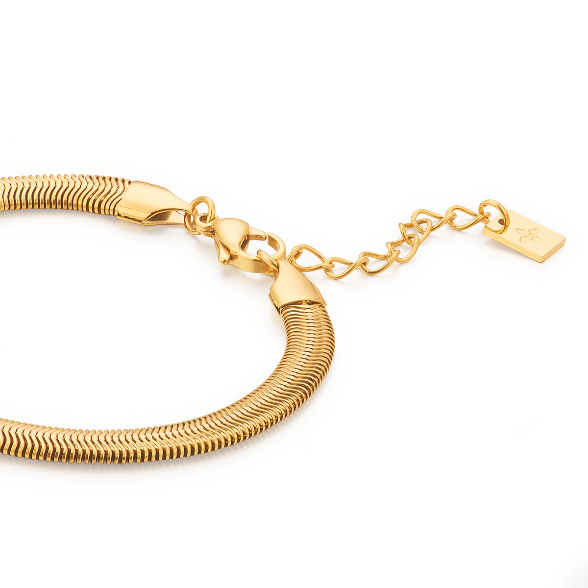 5mm Afra anklet – Gold