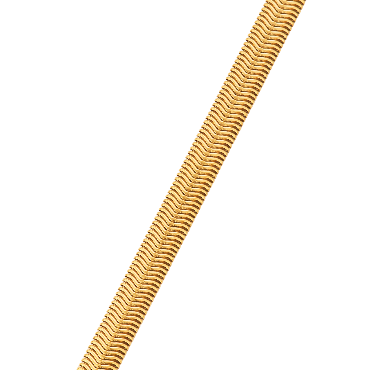 5mm Afra anklet – Gold