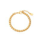 5mm Delfina anklet – Gold