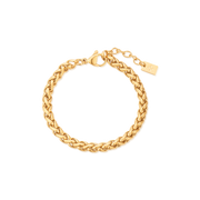 5mm Delfina anklet – Gold