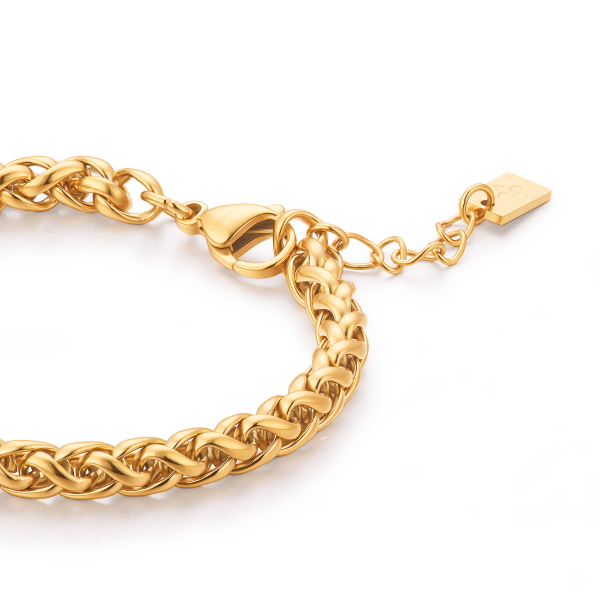 5mm Delfina anklet – Gold