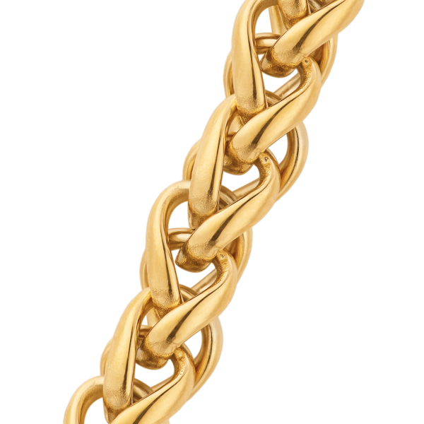 5mm Delfina anklet – Gold