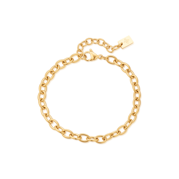 5mm Fina anklet – Gold