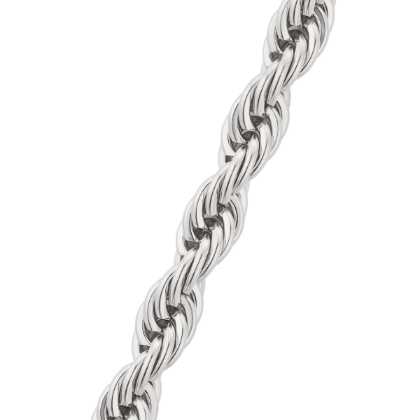5mm Riviera anklet – Steel