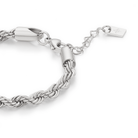 5mm Riviera anklet – Steel