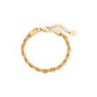 5mm Riviera anklet – Gold