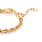 5mm Riviera anklet – Gold