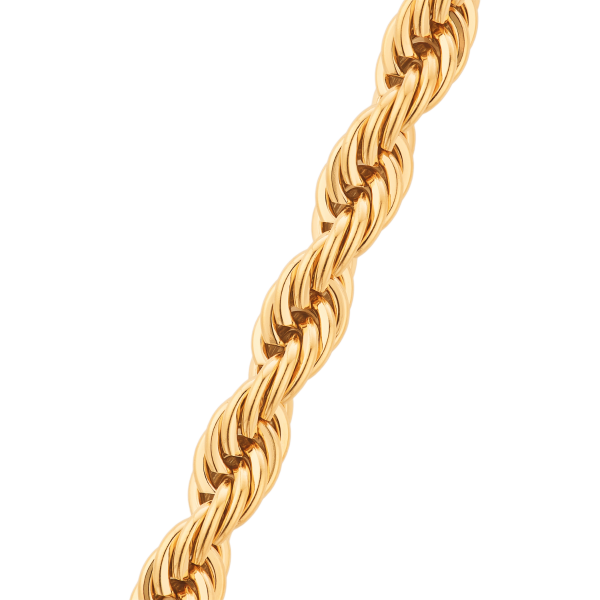 5mm Riviera anklet – Gold