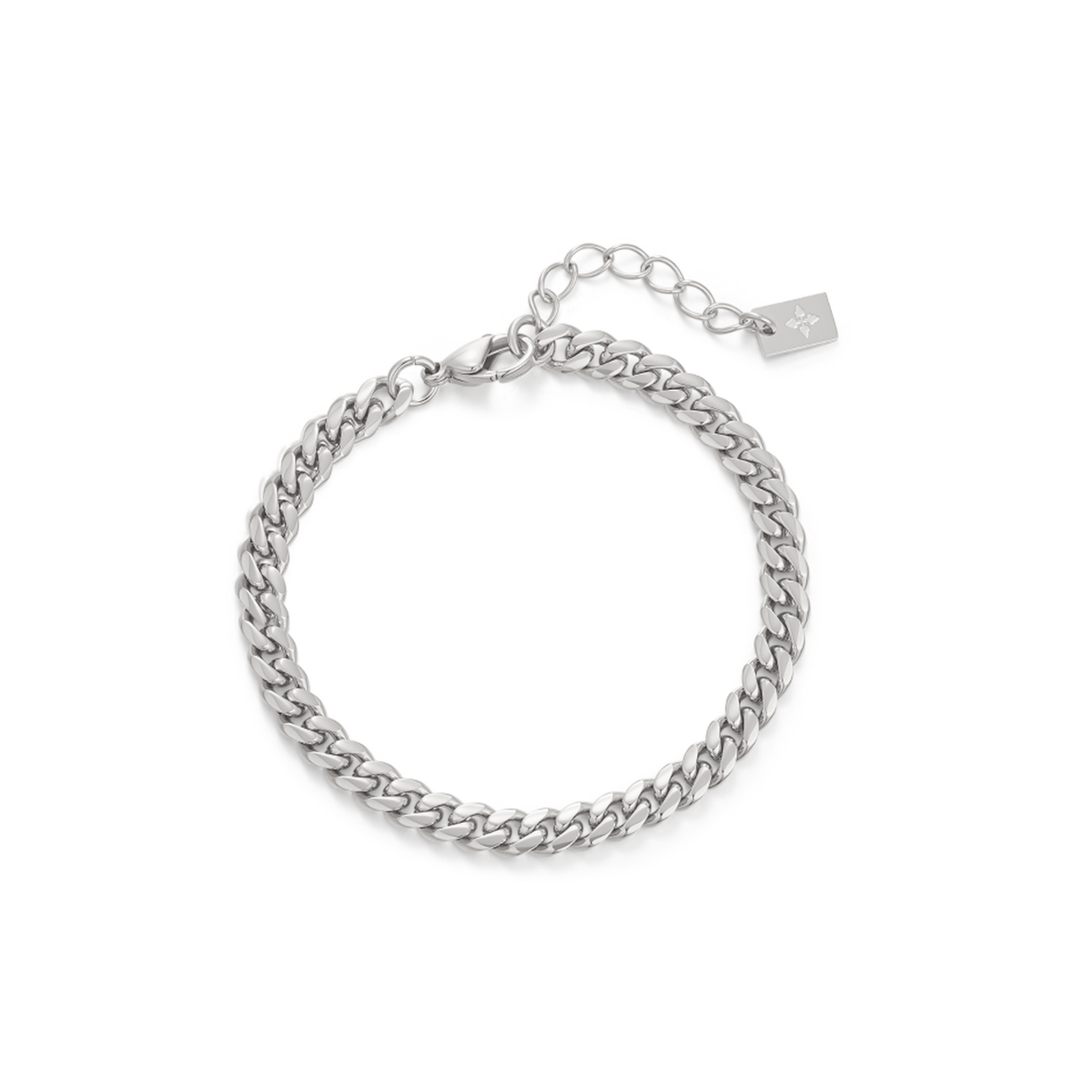 5mm Zola anklet – Steel