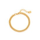 5mm Zola anklet – Gold