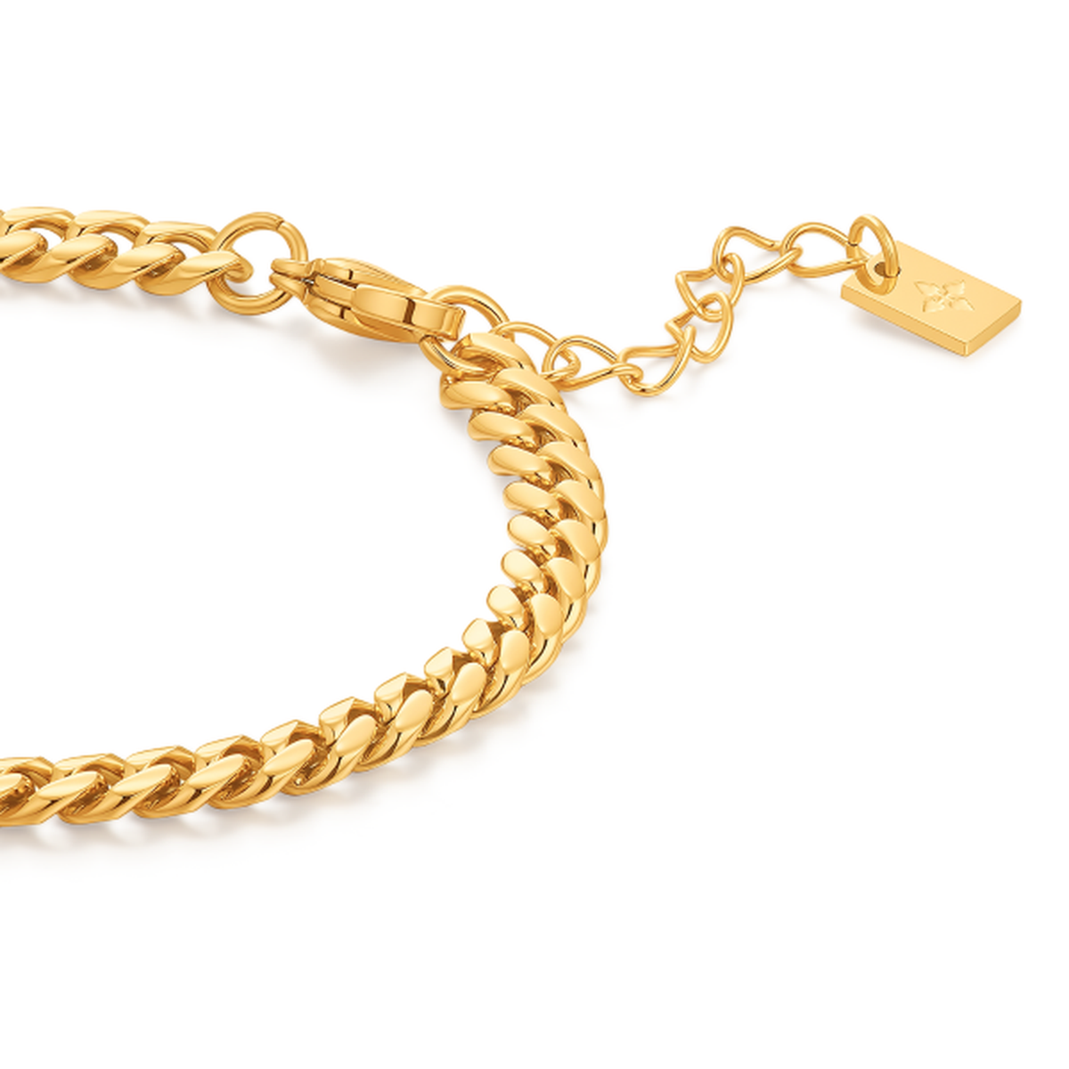 5mm Zola anklet – Gold