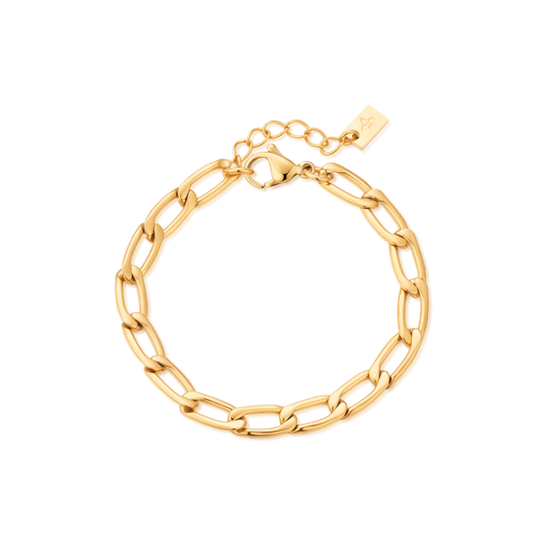 6mm Zefira anklet – Gold
