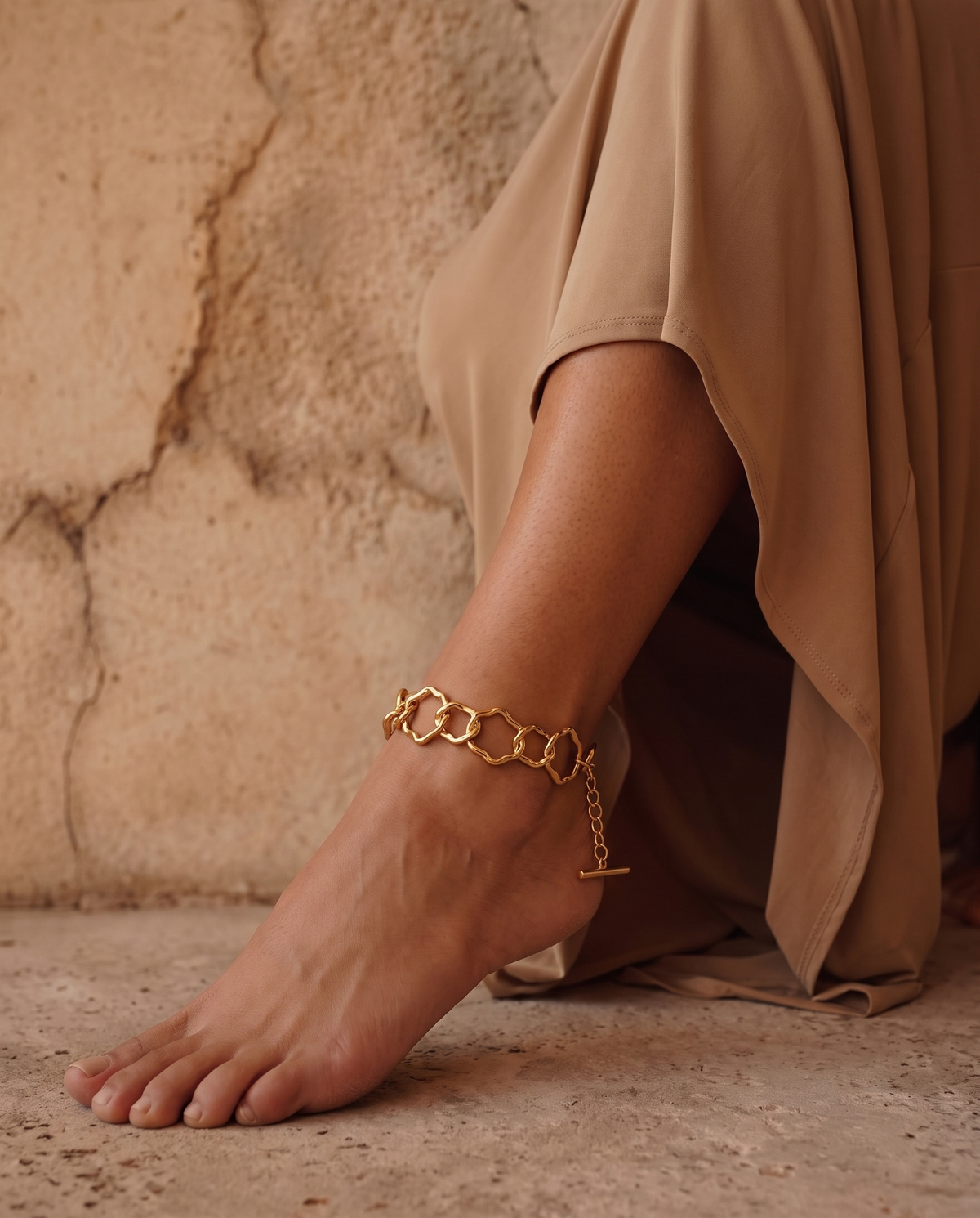 Alessia anklet – Gold