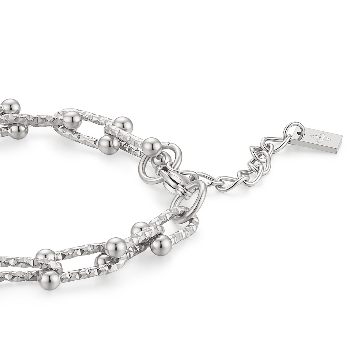 Allegra anklet – Steel