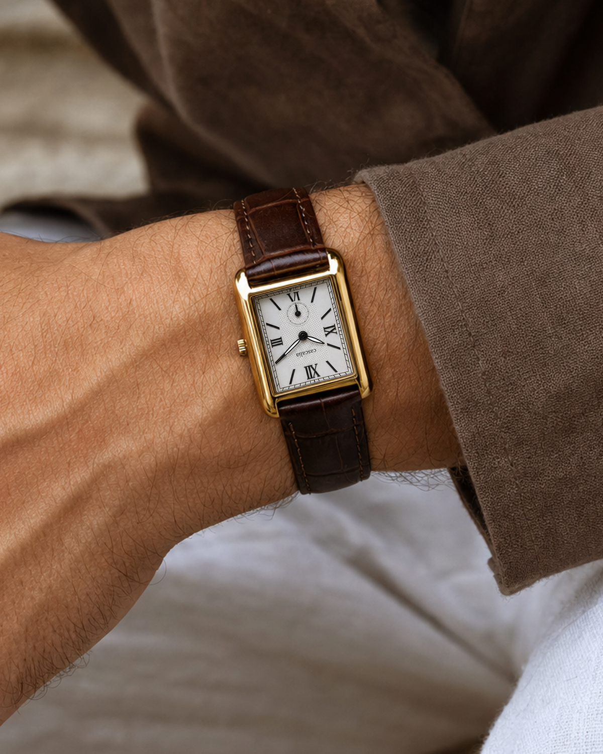 Arco Gold on the wrist
