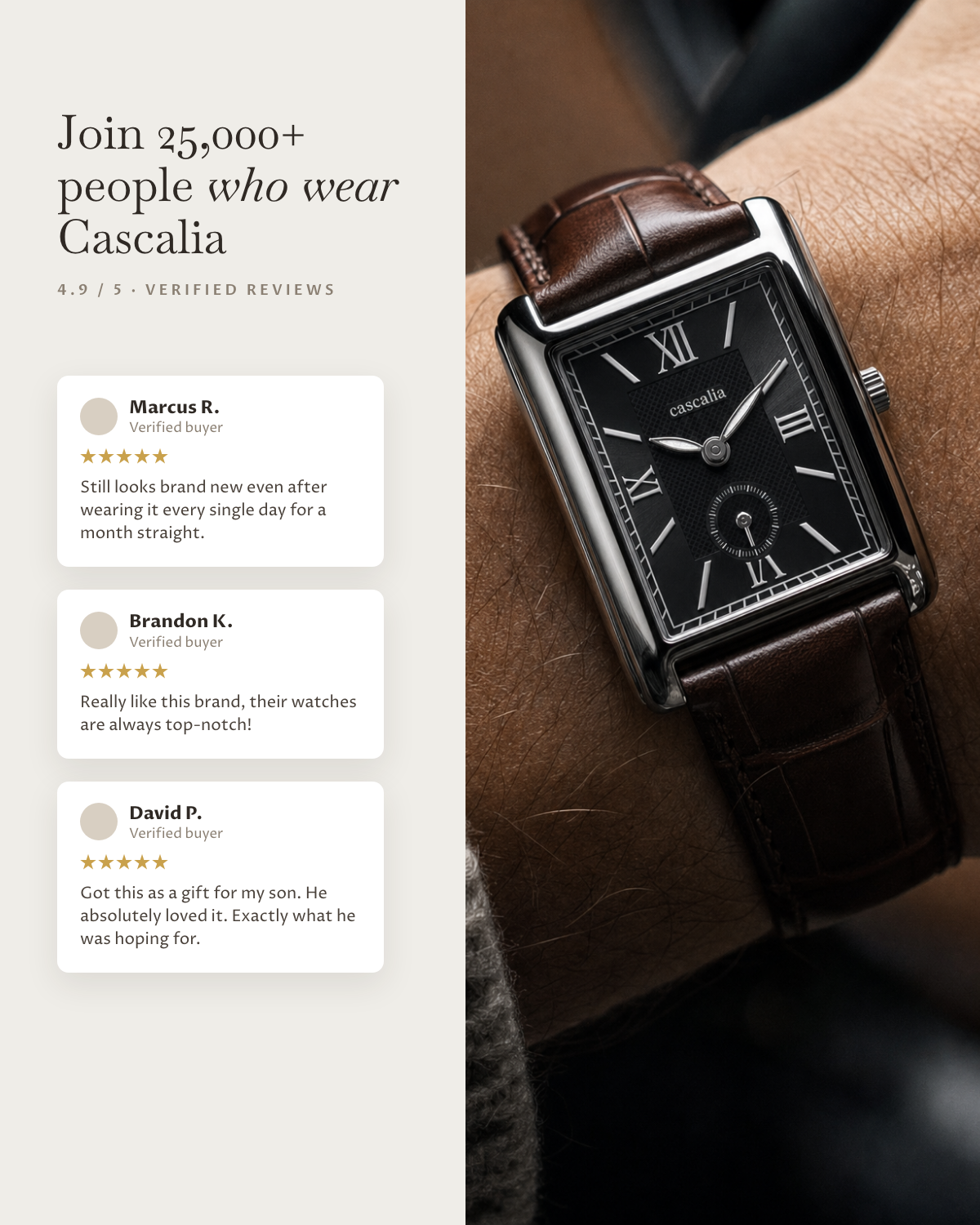 Arco Steel Black: verified customer reviews