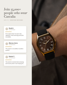 Caratello Gold Automatic Brown: verified customer reviews