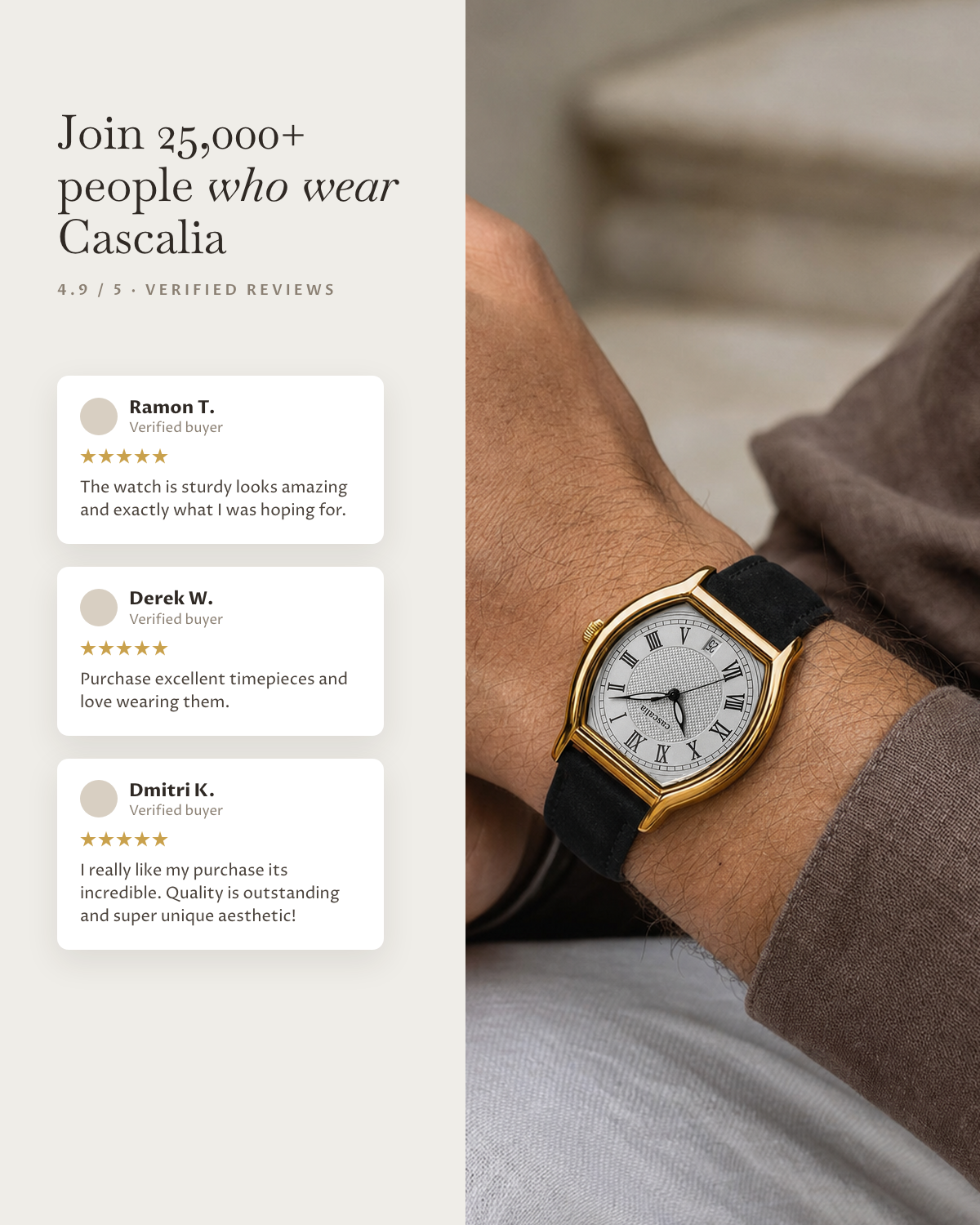Caratello Gold Automatic: verified customer reviews