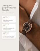 Caratello Rosegold Automatic Brown: verified customer reviews