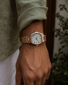 Caratello Rosegold Quartz on the wrist