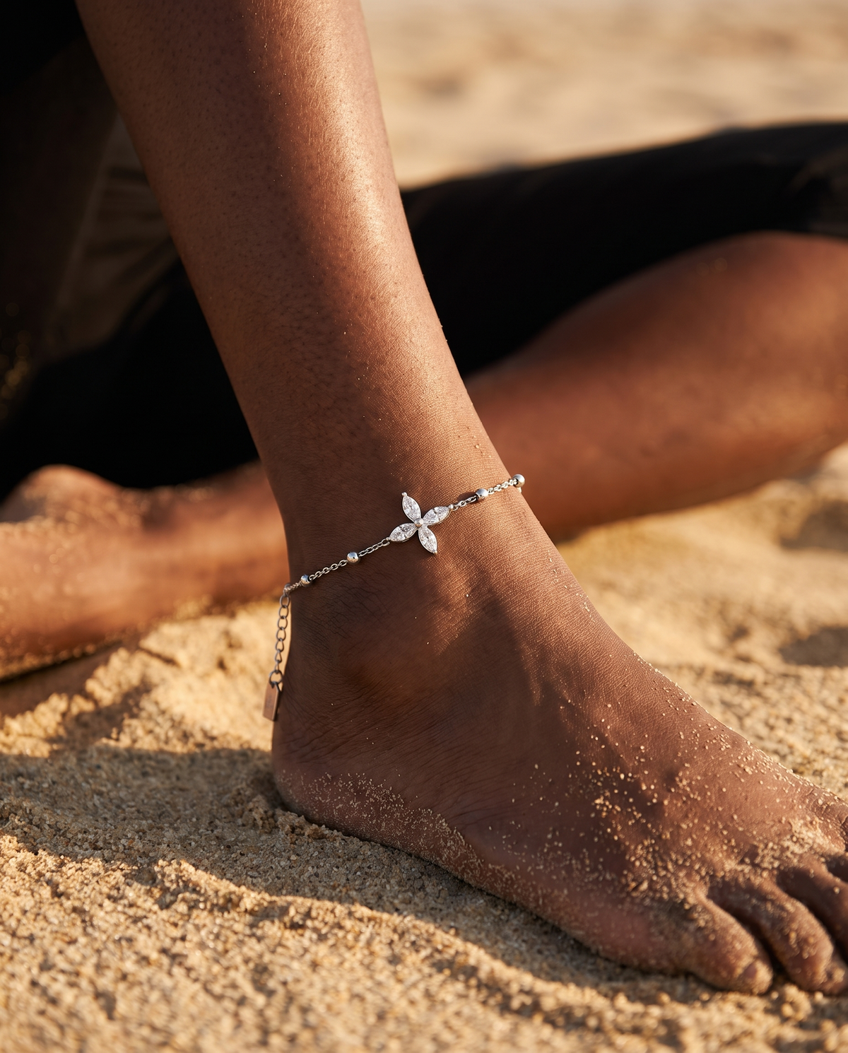 Fabrizia anklet – Steel