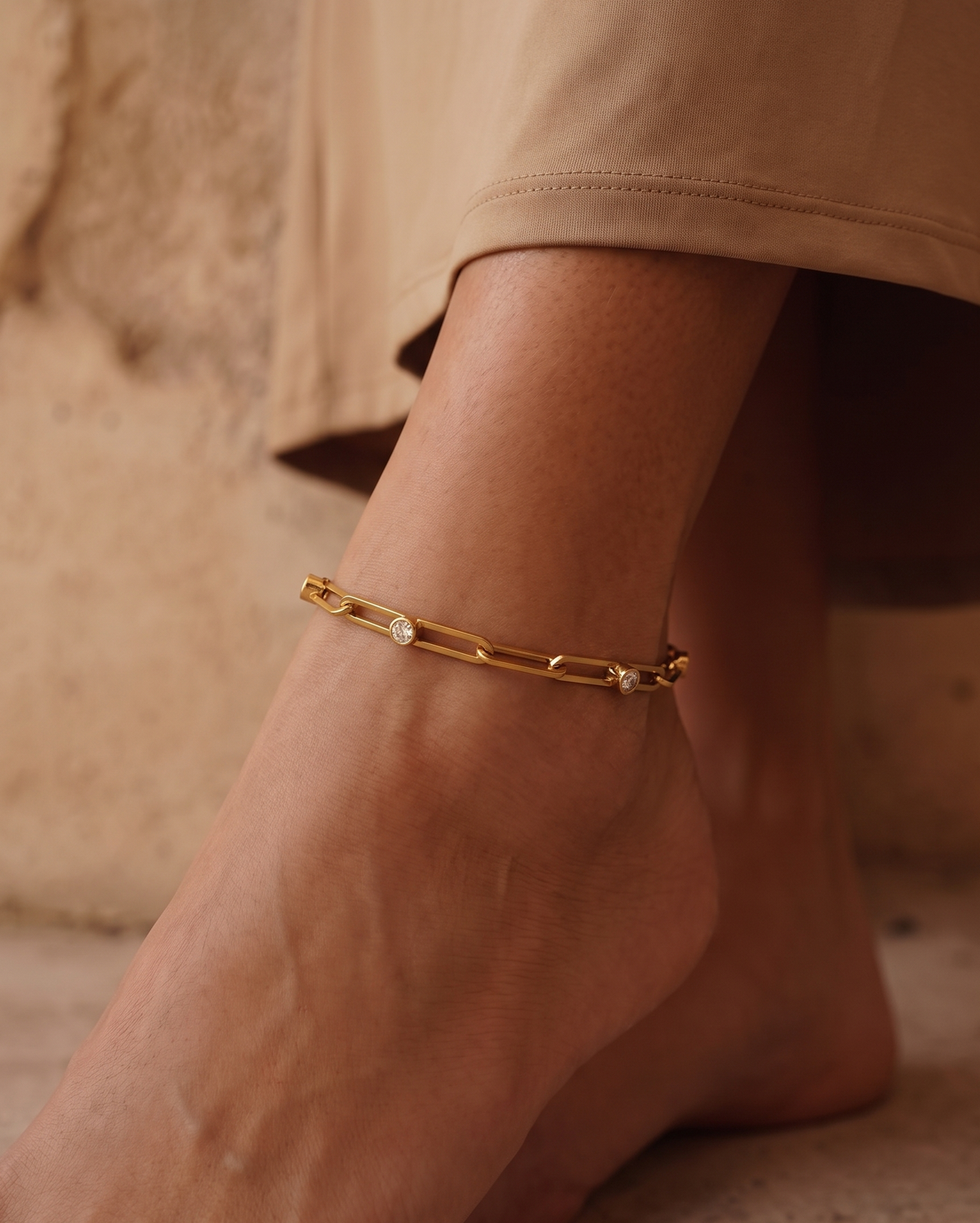 Lucrezia anklet – Gold