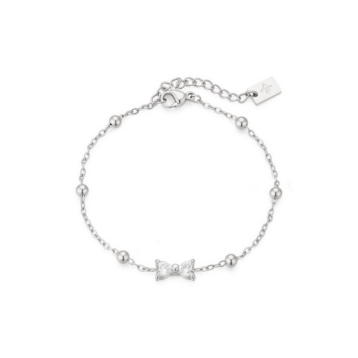 Ludovica anklet – Steel