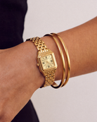 Lume Gold on the wrist