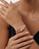 Lume Rosegold on the wrist