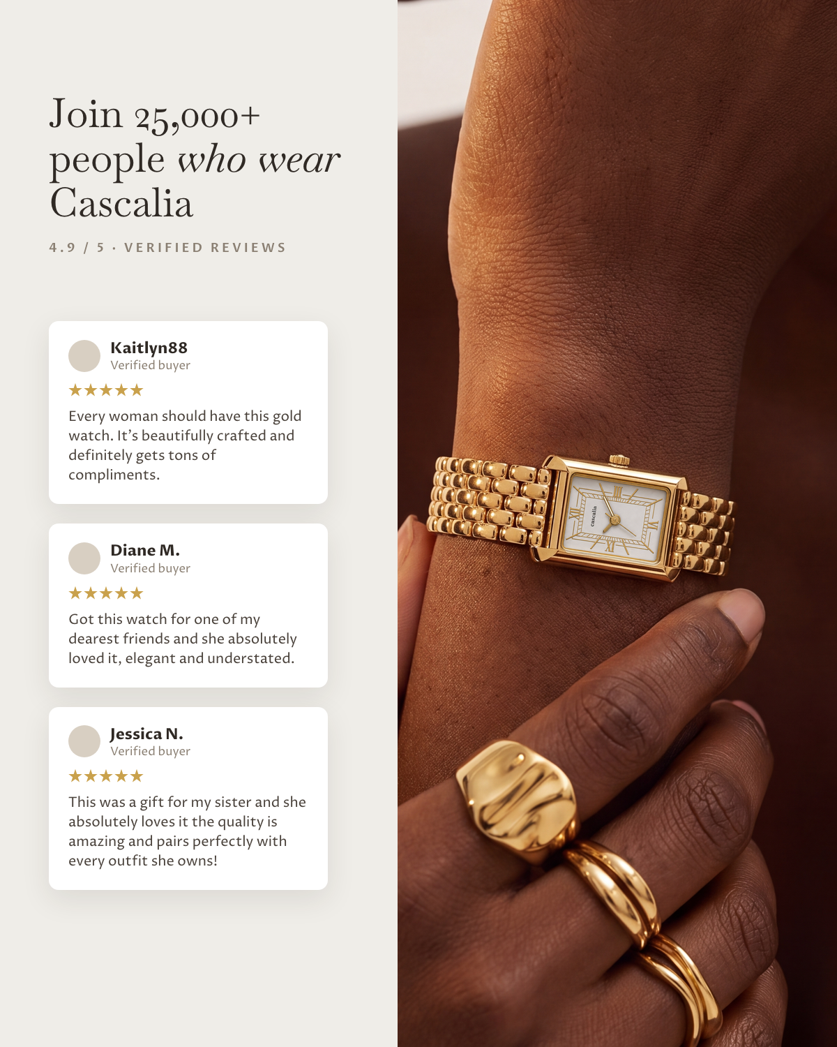 Muse Gold: verified customer reviews