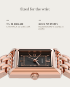 Muse Rosegold: 19 × 28 mm case, 5.5 mm thick