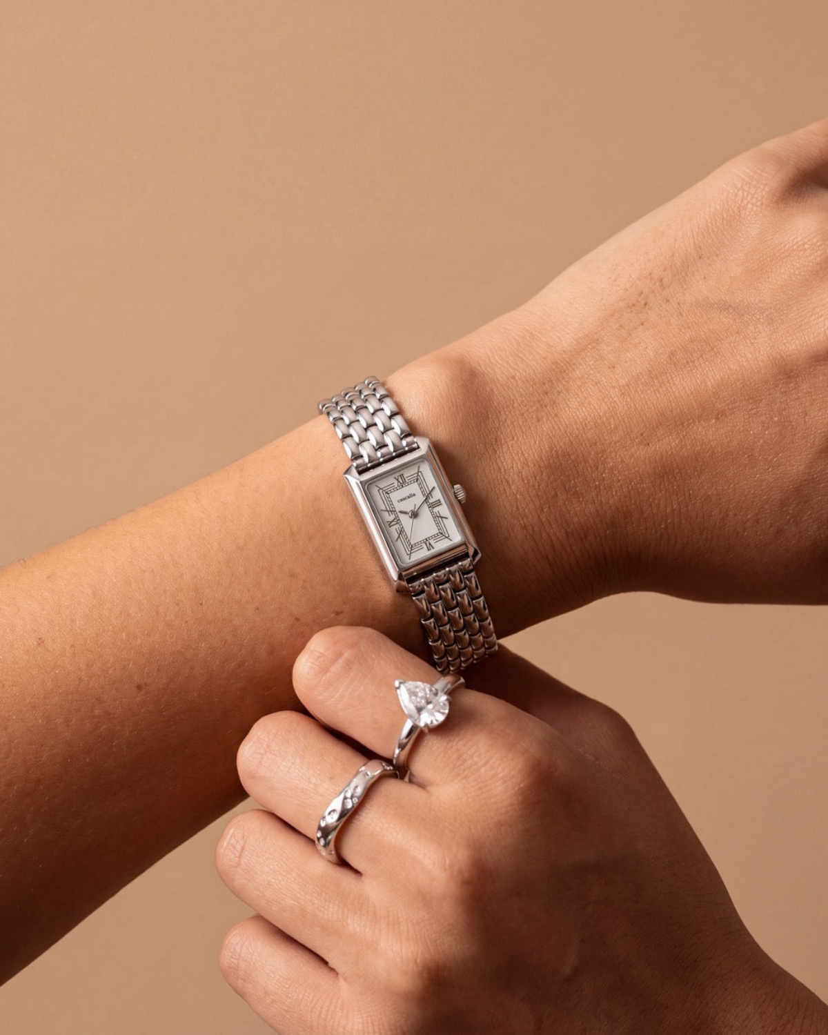 Muse Steel on the wrist
