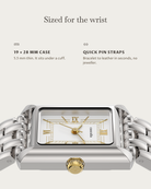 Muse Two tone: 19 × 28 mm case, 5.5 mm thick