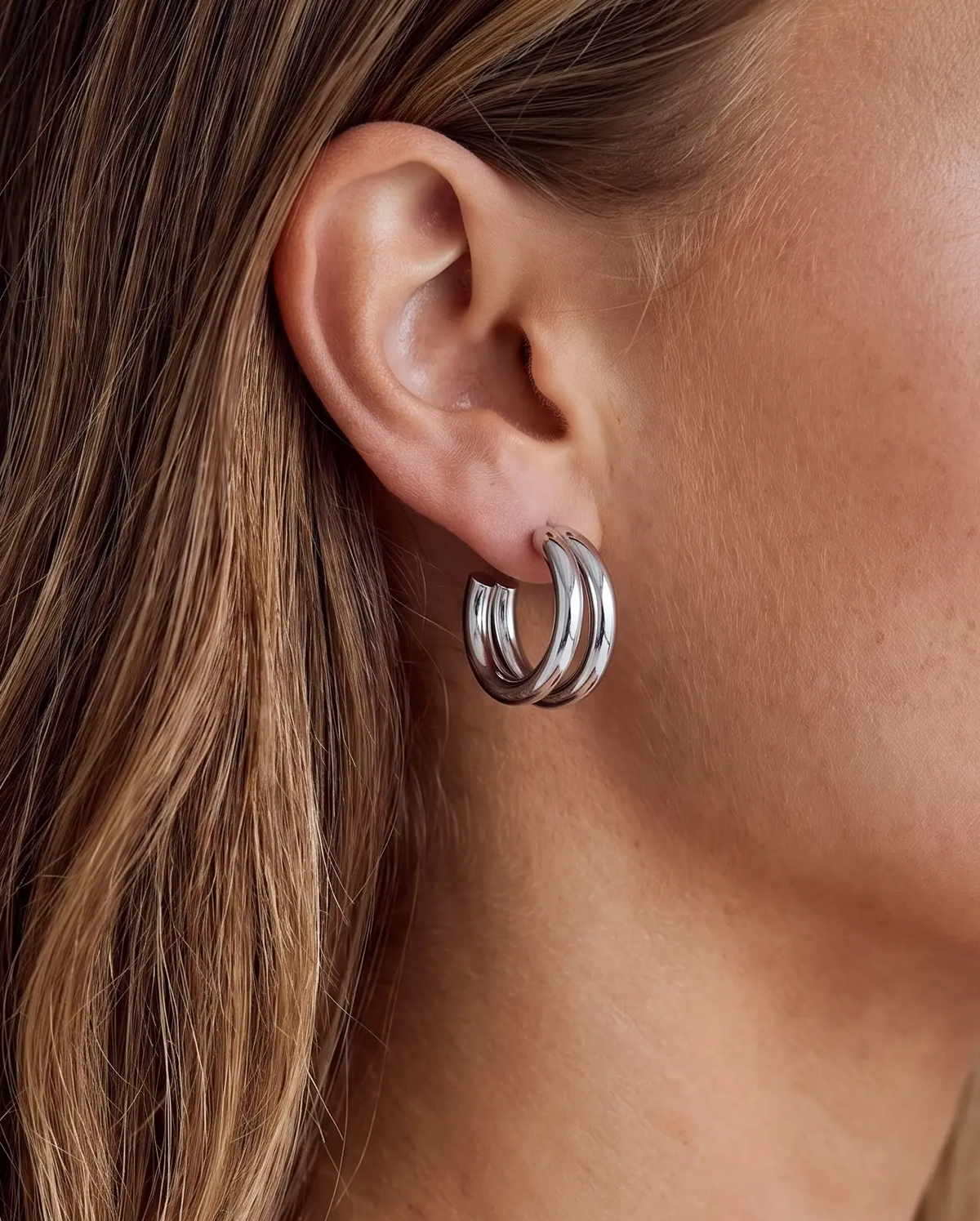 Peonia earrings