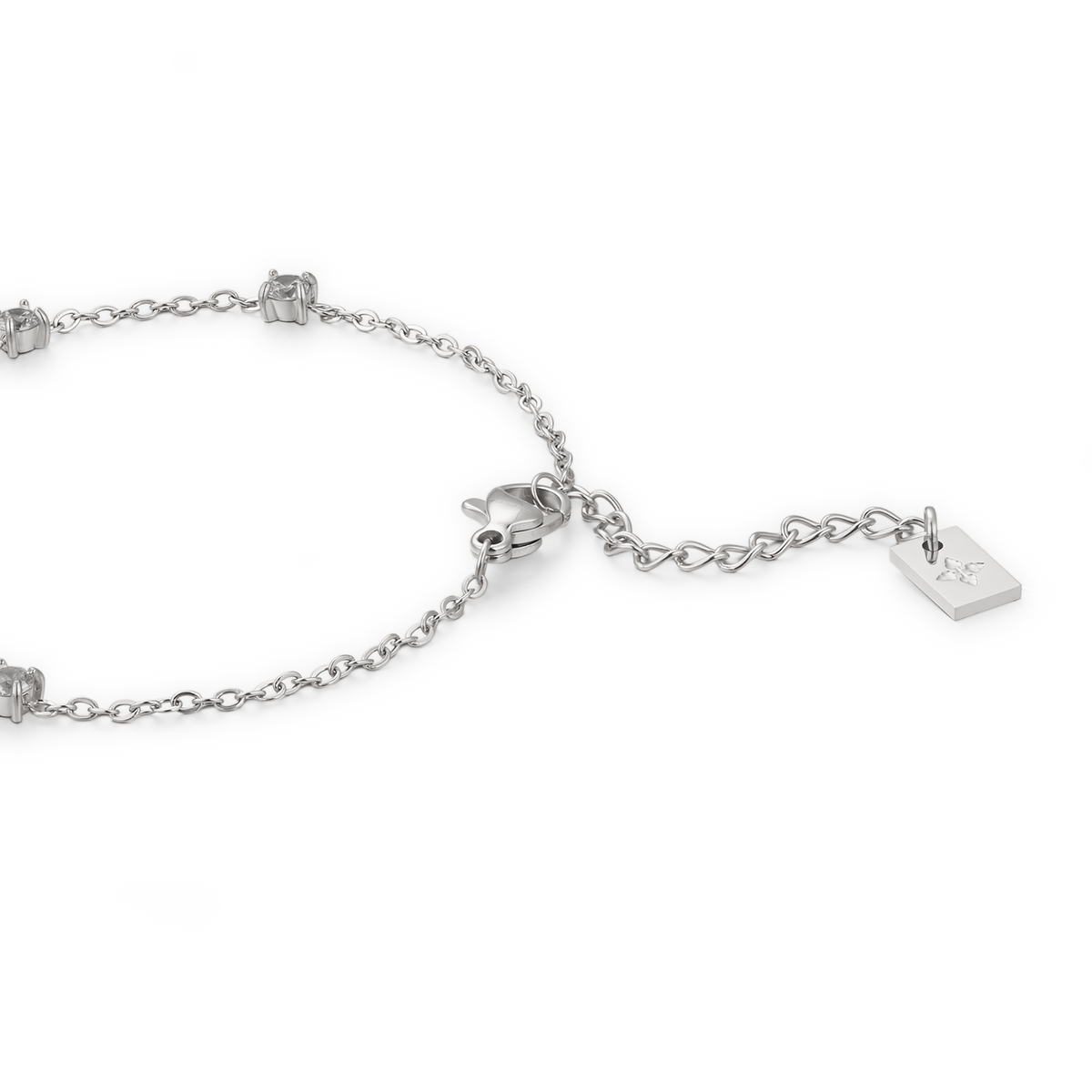 Rachele anklet – Steel