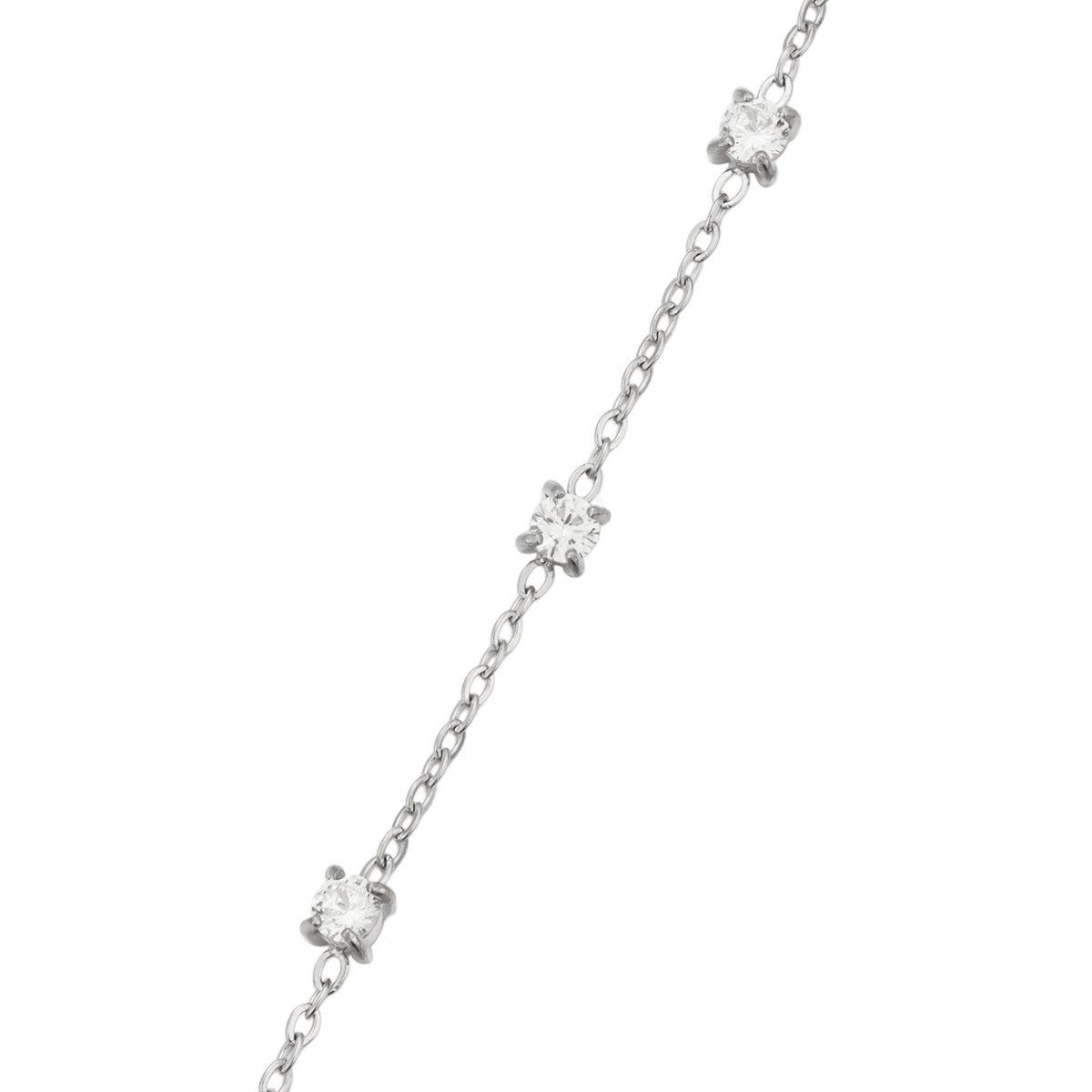 Rachele anklet – Steel