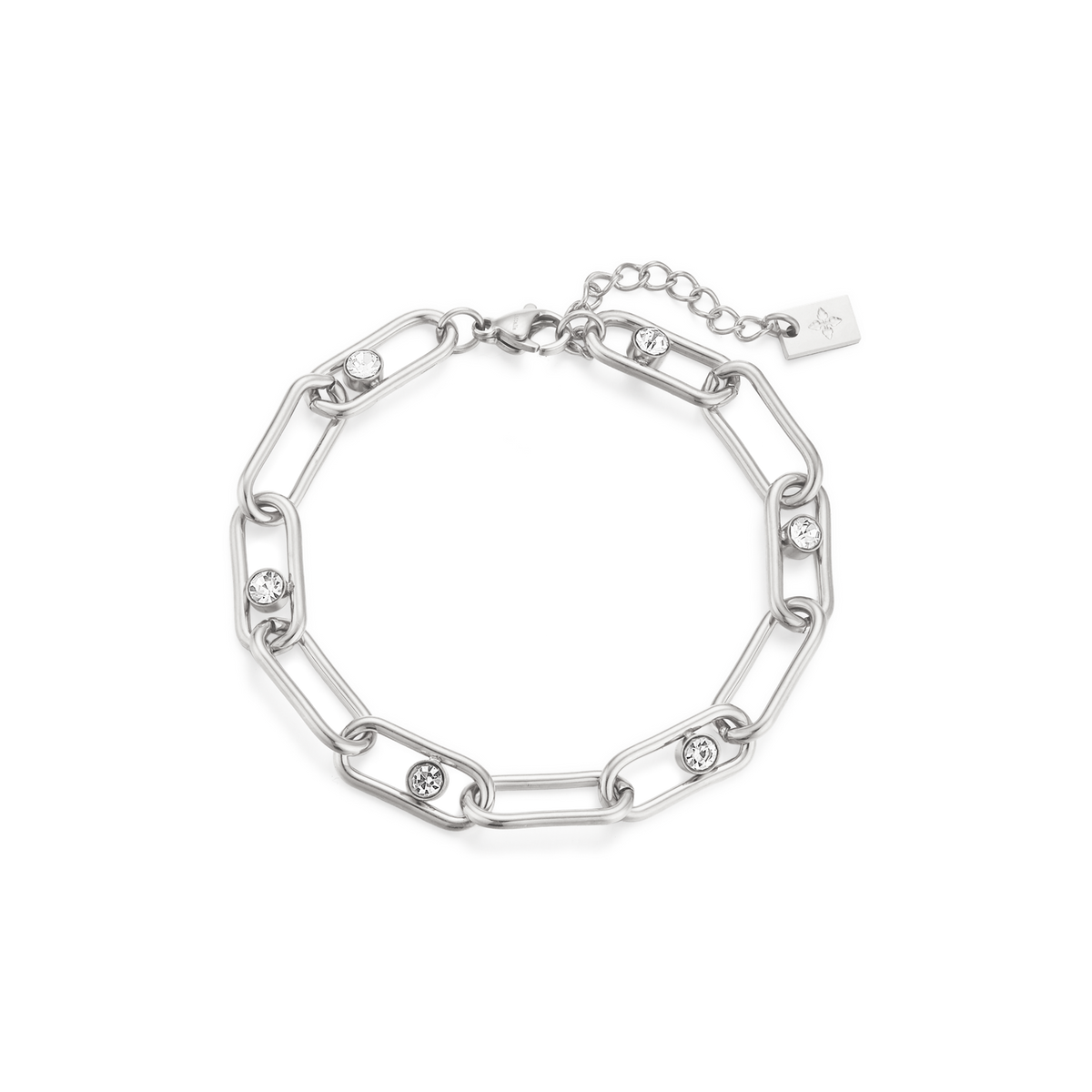 Rossana anklet – Steel