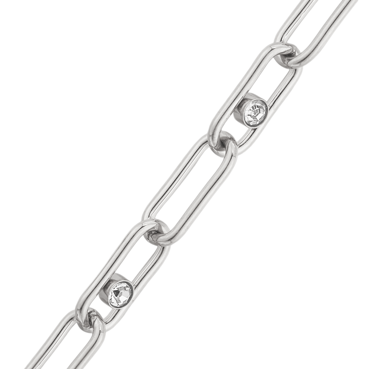 Rossana anklet – Steel