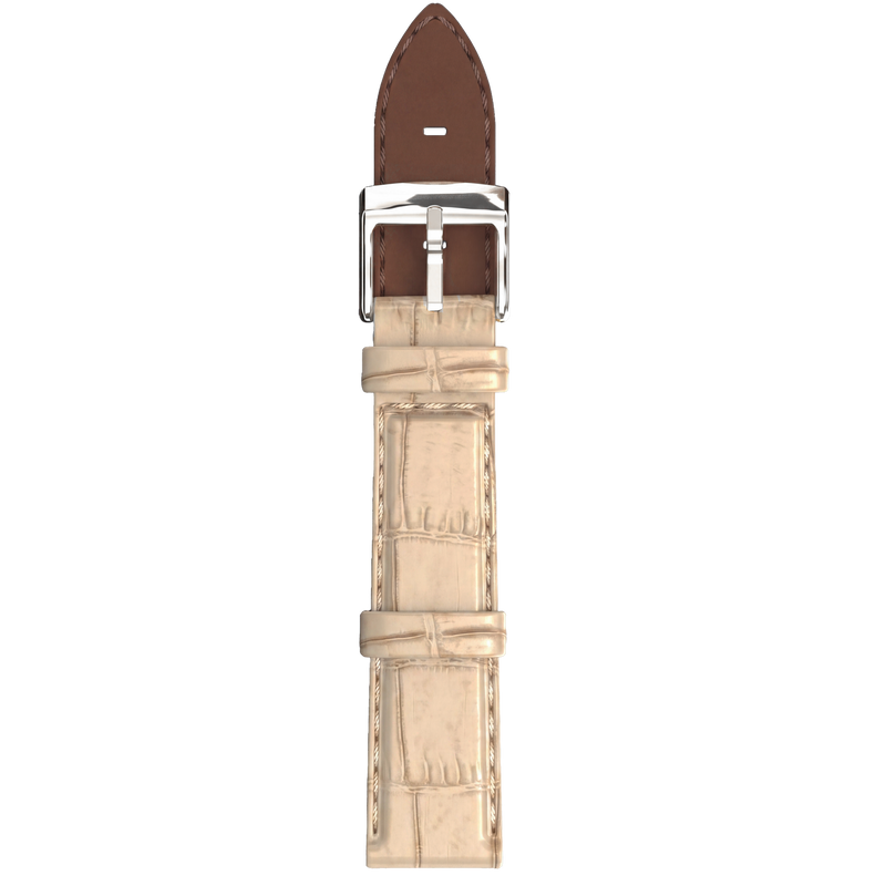 Beige alligator Strap