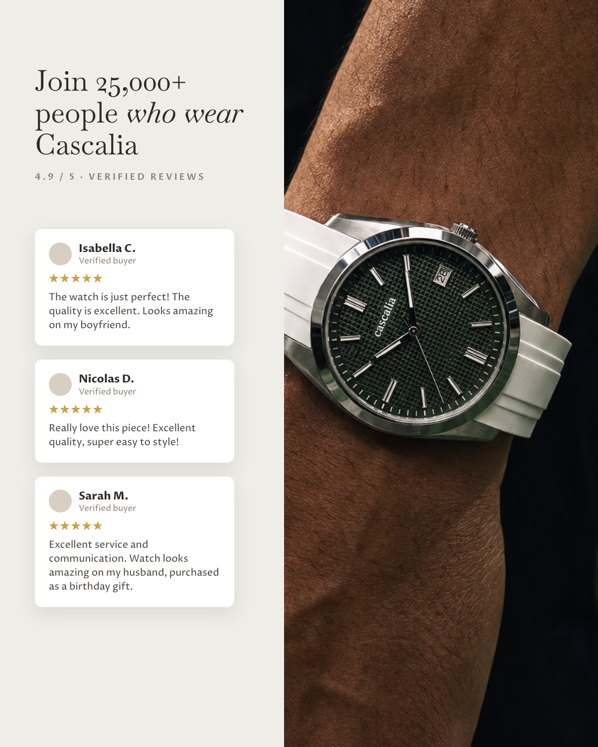 Solara Quartz Green: verified customer reviews