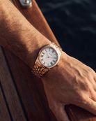 Tero Rosegold White on the wrist