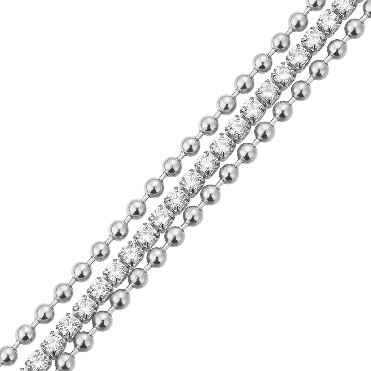 Tiziana anklet – Steel