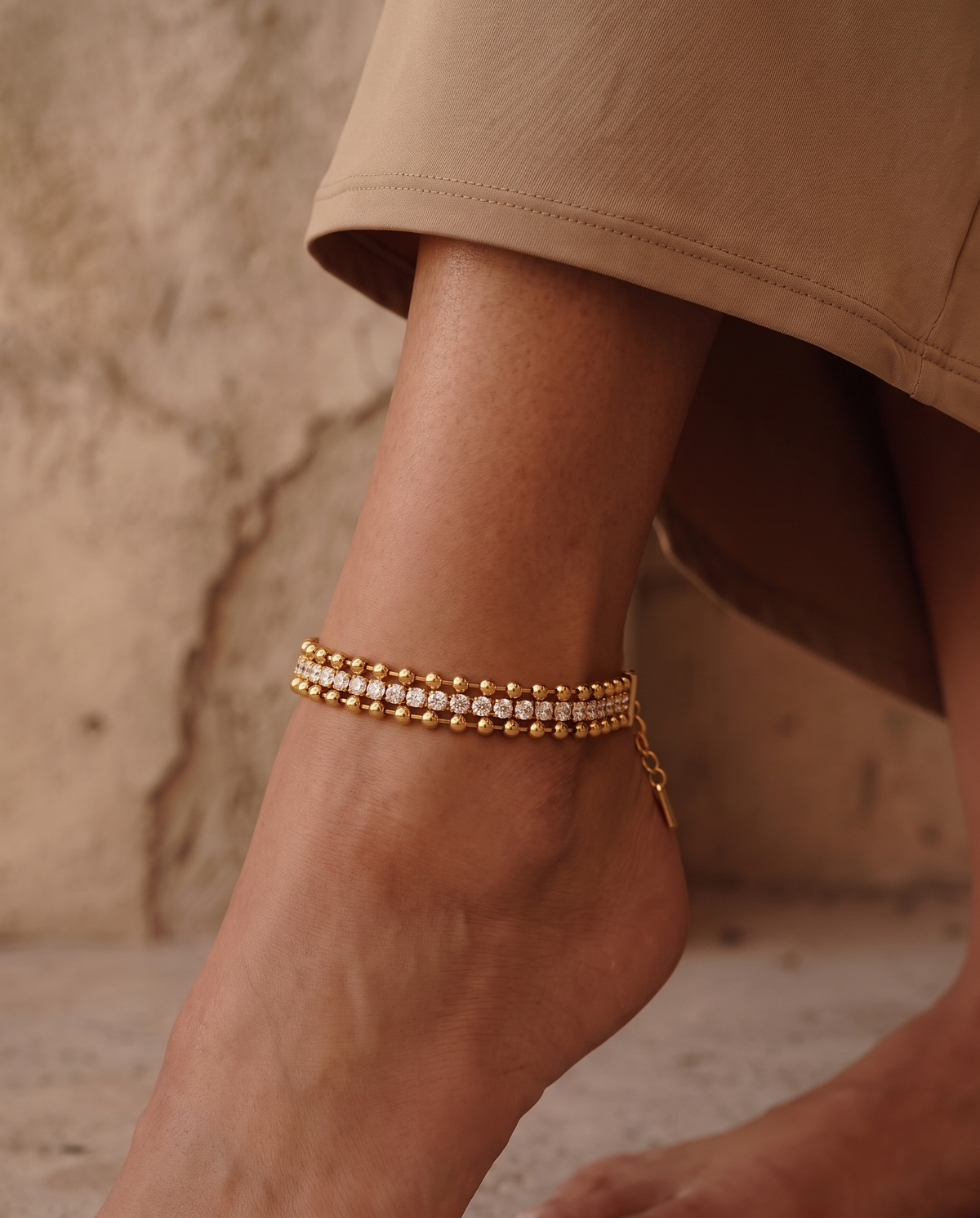 Tiziana anklet – Gold