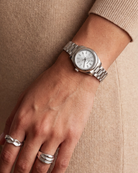 Vela Steel Diamond on the wrist