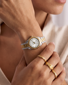 Vela two tone on the wrist