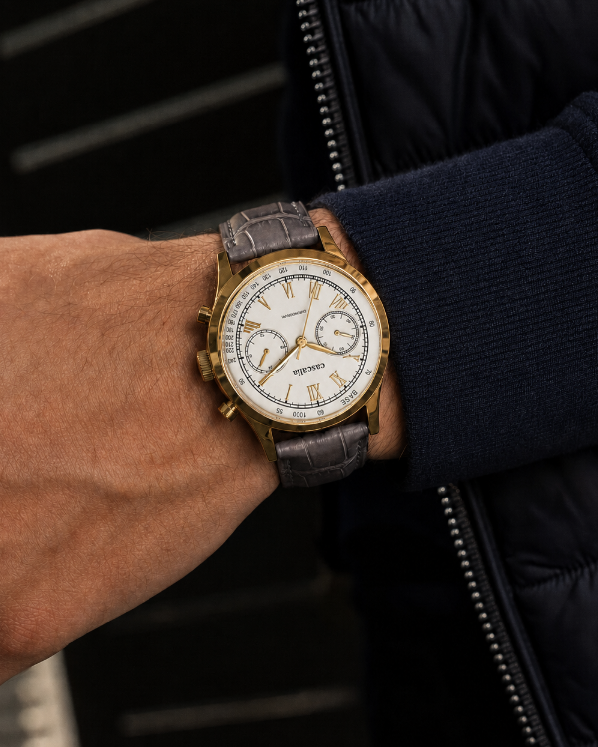 Velo Gold on the wrist